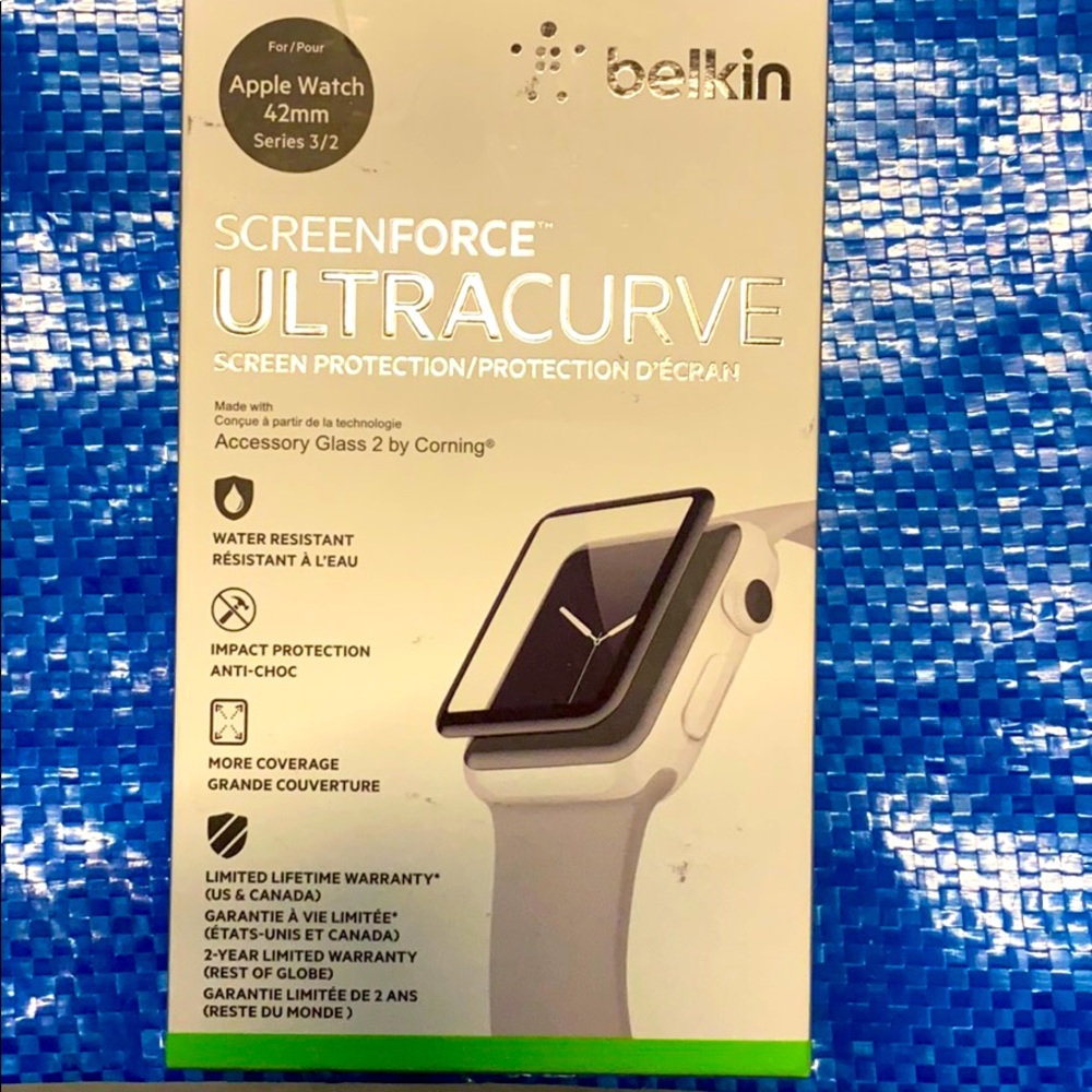 Belkin screenforce ultracurve fit Apple Watch 42mm